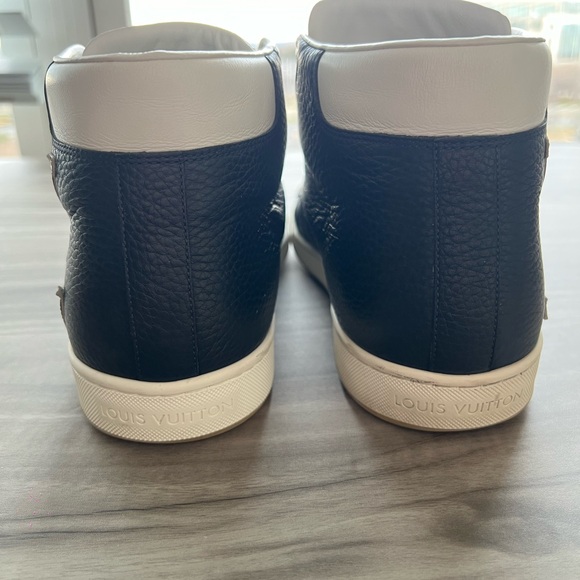 Louis Vuitton Tattoo Navy Blue LV Monogram High Size 9.5 Mens (LV 7.5) - Picture 4 of 11